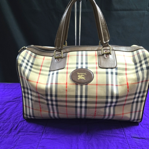 BURBERRYS DUFFLE TRAVEL BAG - Picture 1 of 13